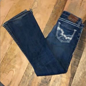 Big star boot cut denim jeans
